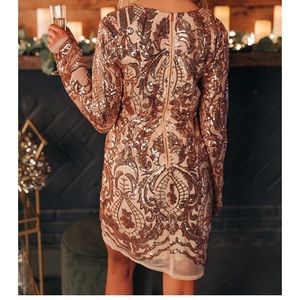 Party At The Palace Sequin Dress